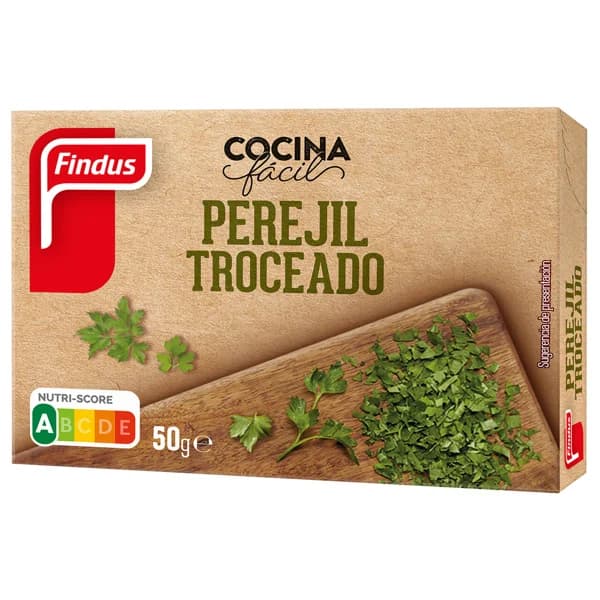 FINDUS Cocina fácil Perejil troceado ultracongelado 50 g. - 0.05 kg - Imagen del producto en Findit