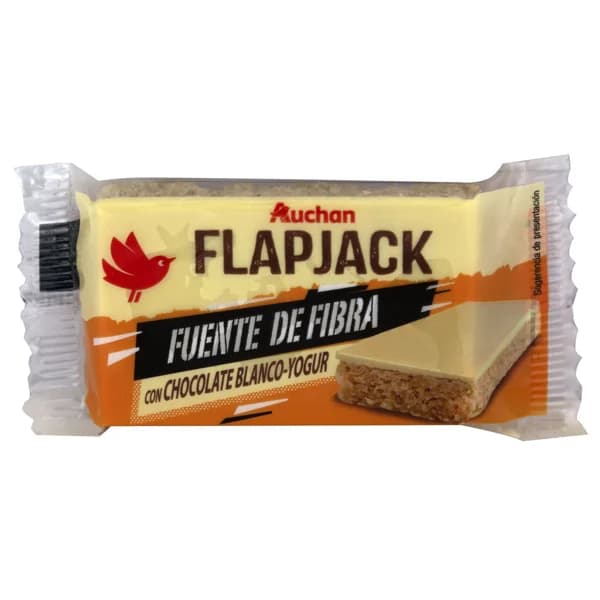 PRODUCTO ALCAMPO Flapjack Barrita energética de avena, chocolate blanco y yogur 50 g. - 0.05 kg - Imagen del producto en Findit