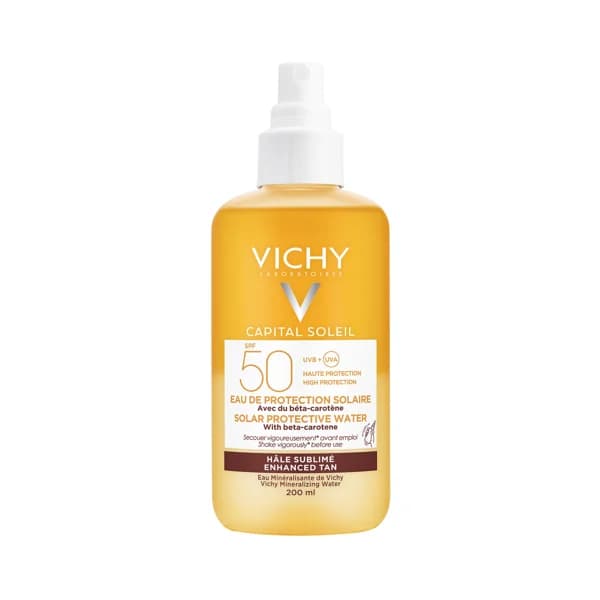 VICHY Agua solar en spray con acción bronceante y FPS 50 (muy alto) VICHY Capital soleil 200 ml. - 0.2 l - Imagen del producto en Findit