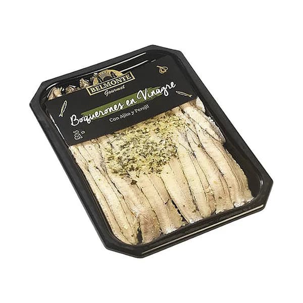BELMONTE Boquerones en vinagre, ajo y perejil BELMONTE Gourmet 60 gr. - 0.06 kg - Imagen del producto en Findit