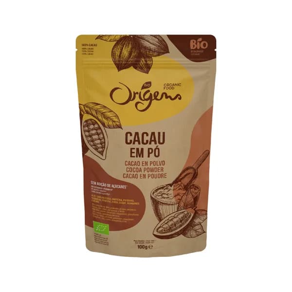 ORIGENS Cacao en polvo crudo ecológico ORIGENS 100 g. - 0.1 kg - Imagen del producto en Findit