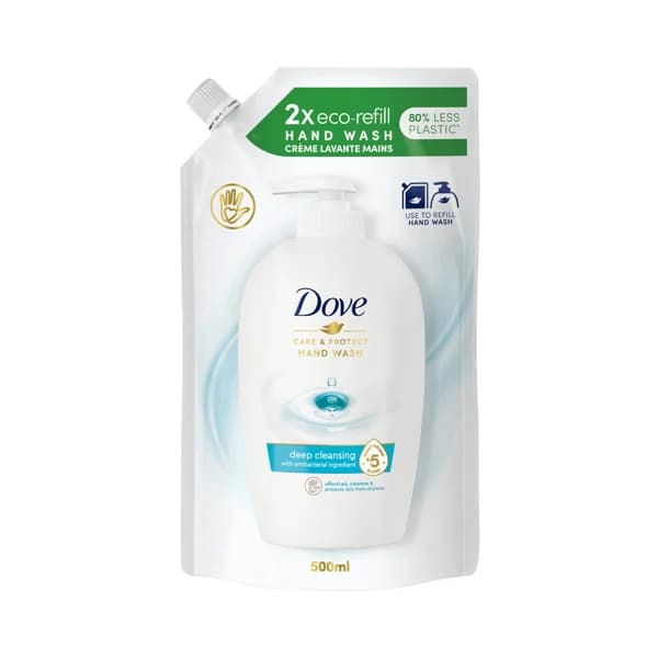 DOVE Recambio de jabón de manos líquido con textura crema y acción hidratante DOVE 500 ml. - 0.5 l - Imagen del producto en Findit