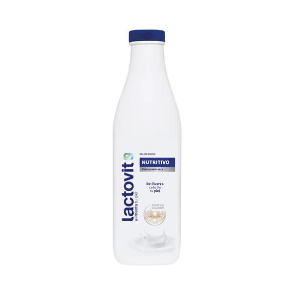 LACTOVIT Nutritivo Gel de baño o ducha con vitaminas y proteinas de la leche, para pieles normales a secas 90 ml. - 0.09 l - Imagen del producto en Findit