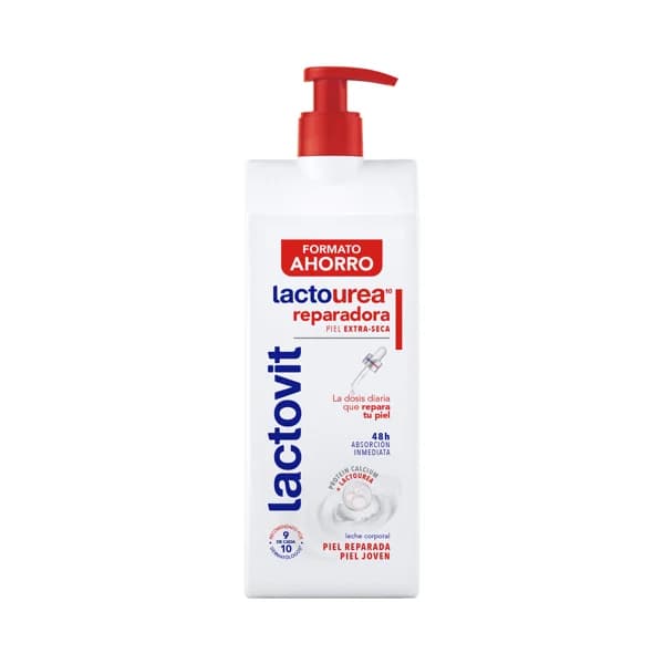 Leche copororal reparadora, para pieles secas y extra secas LACTOVIT Lactourea 800 ml. - 0.8 l - Imagen del producto en Findit