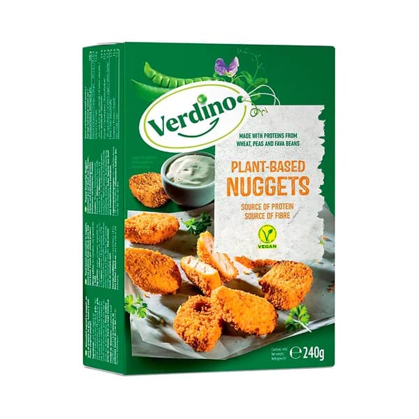 VERDINO Crispy nuggets vegetales 240 g. - 0.24 kg - Imagen del producto en Findit
