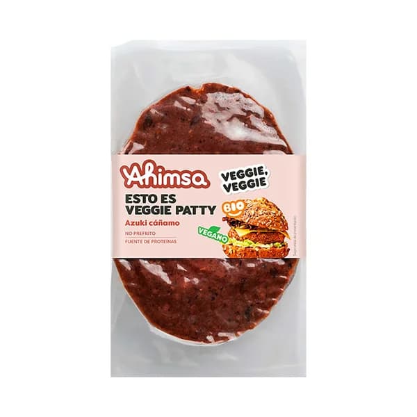 AHIMSA Hamburguesa vegana azuki y cáñamo AHIMSA BIO 750 g. - 0.75 kg - Imagen del producto en Findit
