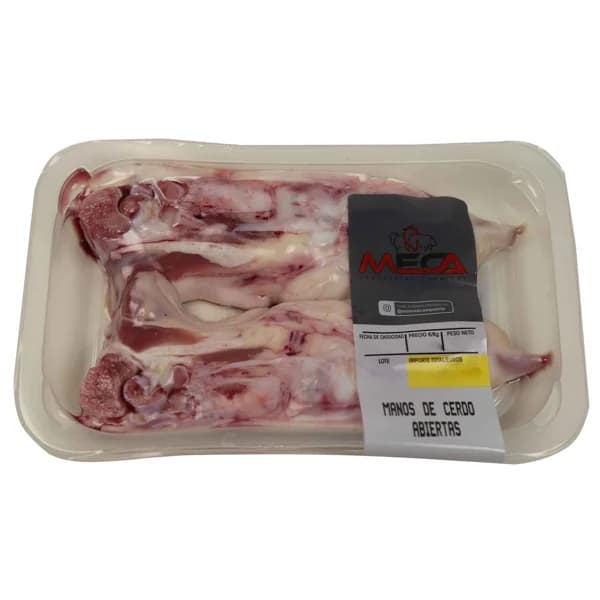 Bandeja con manos abiertas de cerdo MECA - 1 ud - Imagen del producto en Findit