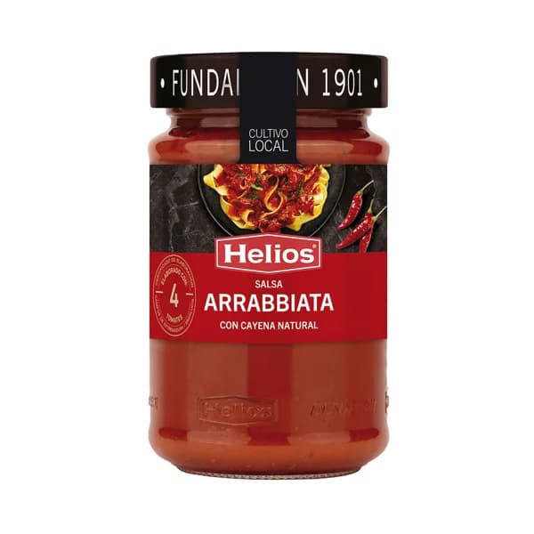HELIOS Salsa arrabiata 380 g. - 0.38 kg - Imagen del producto en Findit