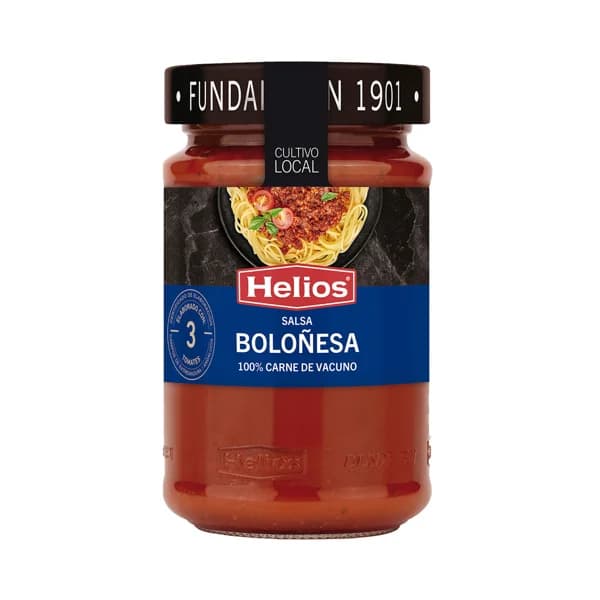 HELIOS Salsa boloñesa 380 g. - 0.38 kg - Imagen del producto en Findit