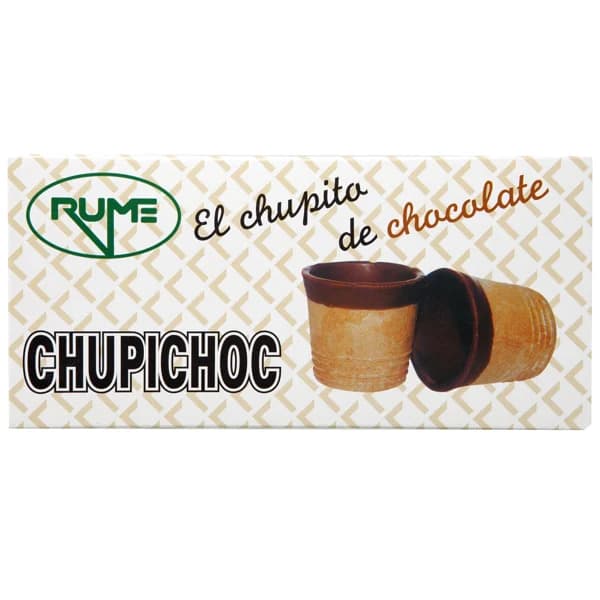 RUME Vasitos de barquillo de chocolate para helados 55 g pack de 10 uds - 0.55 kg - Imagen del producto en Findit