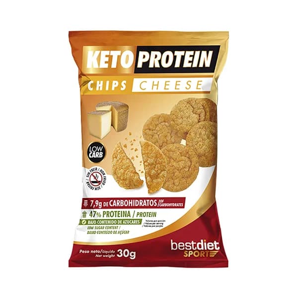 KETOPROTEIN Chips de queso con extra de proteínas KETROPROTEIN Bestdiet Sport 30 g. - 1 ud - Imagen del producto en Findit
