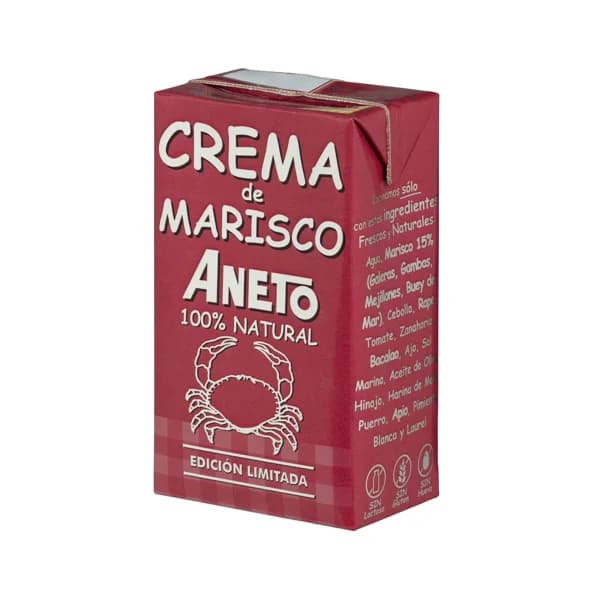 ANETO Crema de marisco 100 % natural 1 l. - 1 l - Imagen del producto en Findit