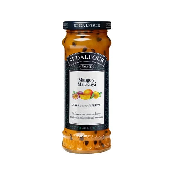 ST.DALFOUR Radsodia fruta, confitura de maracuyá y mango ST. DALFOUR 284 g. - 0.28 kg - Imagen del producto en Findit