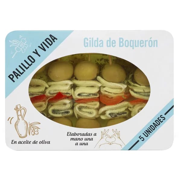 BOKEO Gilda de boquerón 5 unidades 130 gr. - 0.13 kg - Imagen del producto en Findit