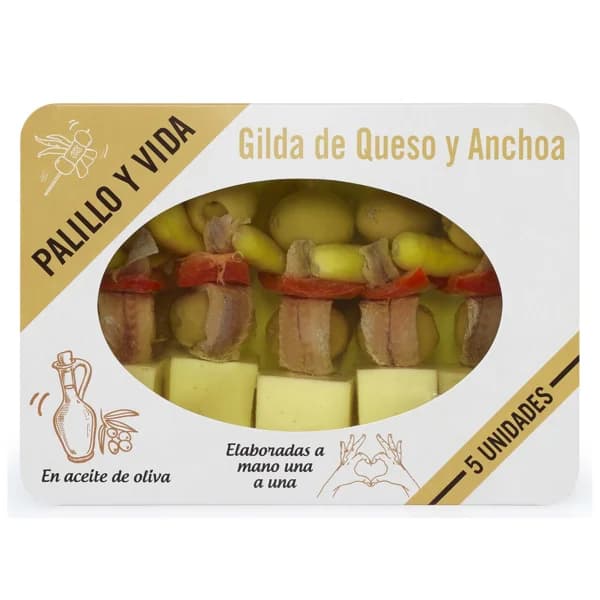 BOKEO Gilda de queso y anchoa 130 gr. - 0.13 kg - Imagen del producto en Findit