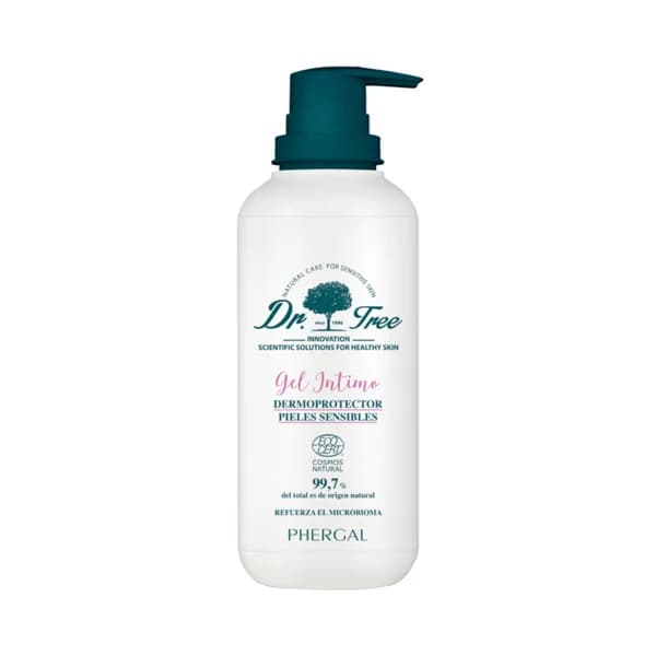 DR. TREE Gel íntimo dermoprotector que refuerza el microbioma, especial pieles sensibles DR. TREE 400 ml. - 0.4 l - Imagen del producto en Findit