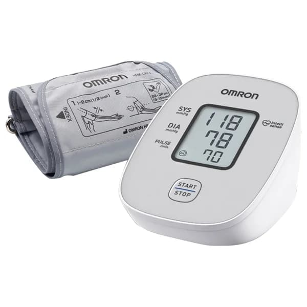OMRON Basic M2 Tensiómetro de brazo automático digital de color blanco. - 1 ud - Imagen del producto en Findit