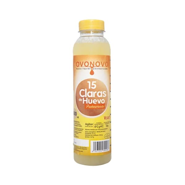 OVONOVO Huevo líquido (15 claras) pasteurizado OVONOVO 500 g. - 0.5 kg - Imagen del producto en Findit