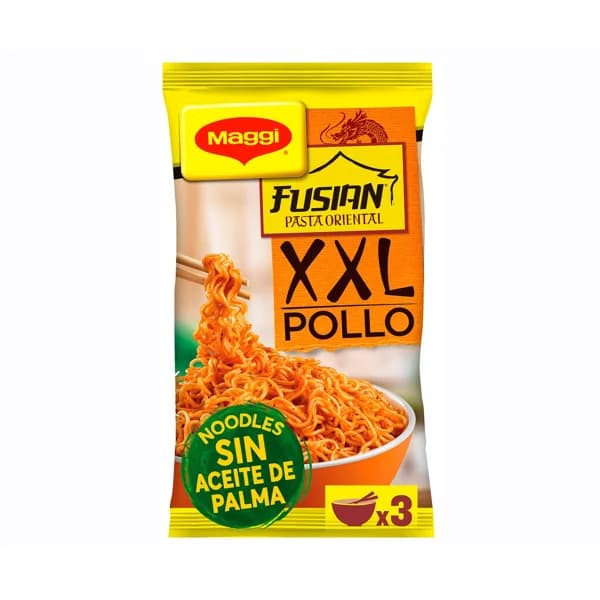 Noodles (pasta Oriental) XXL pollo a las finas hierbas MAGGI FUSIAN 185 g. - 0.19 kg - Imagen del producto en Findit