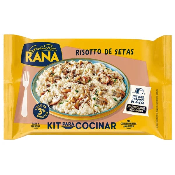 RANA Rissotto de setas listo para calentar y comer 362 g. - 0.36 kg - Imagen del producto en Findit