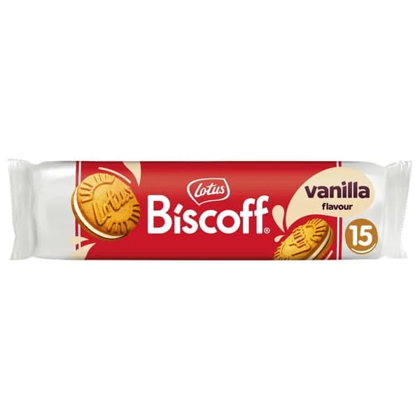 LOTUS Biscoff Galletas caramelizadas rellenas de crema sabor a vainilla 15 uds. 150 g. - 0.15 kg - Imagen del producto en Findit
