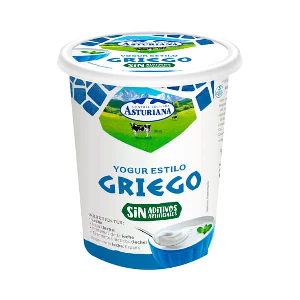 CENTRAL LECHERA ASTURIANA Yogur estilo griego, elaborado en 24 horas  Flor de Burgos 400 g. - 0.4 kg - Imagen del producto en Findit