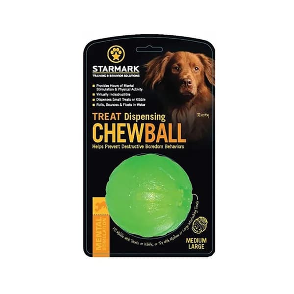 JULIUS K9 Pelota Chew Ball Talla medio-Larga JULIUS-K9 STARMARK - 1 ud - Imagen del producto en Findit