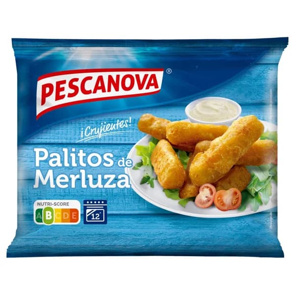 PESCANOVA Merluza en palitos rebozada 300 g. - 0.3 kg - Imagen del producto en Findit