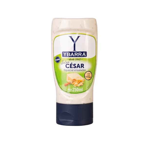 YBARRA Salsa César, sin colorantes 250 ml. - 0.25 l - Imagen del producto en Findit