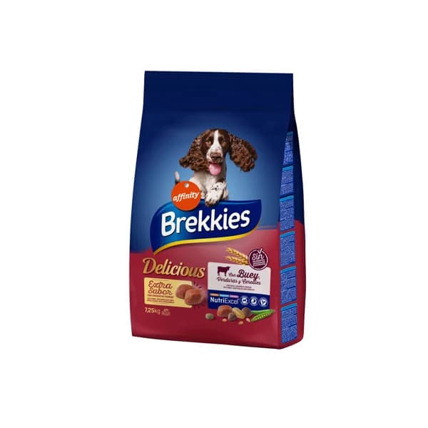 BREKKIES Comida para perros seca con buey, verduras y cereales BREKKIES 7,25 kg. - 7.25 kg - Imagen del producto en Findit