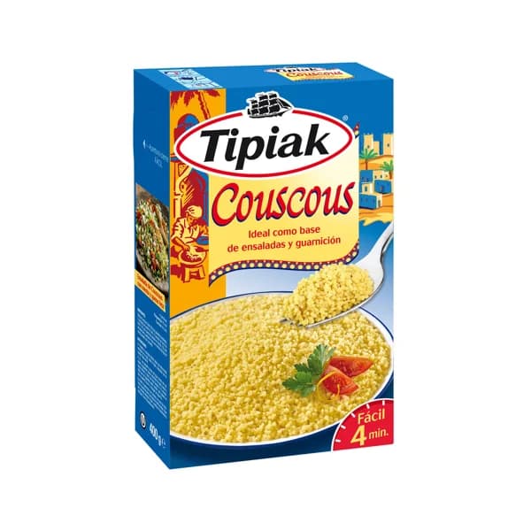 TIPIAK Couscous, ideal para ensaladas o guarnición, 400 g. - 0.4 kg - Imagen del producto en Findit