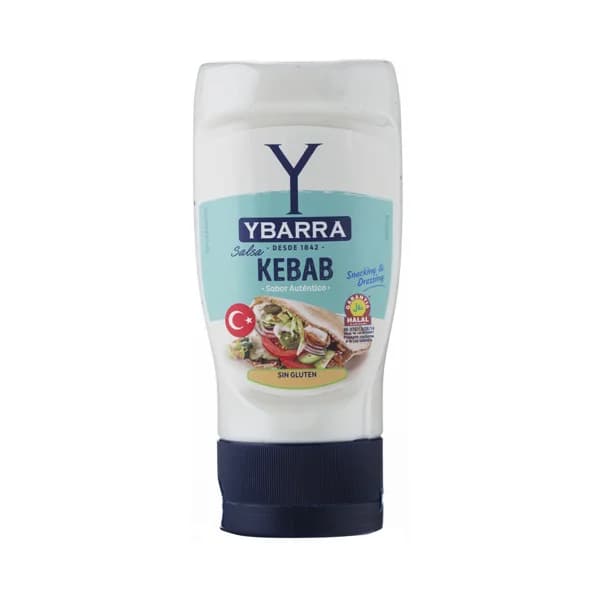YBARRA Salsa kebab con garantia Halal, sin colorantes 250 ml. - 0.25 l - Imagen del producto en Findit
