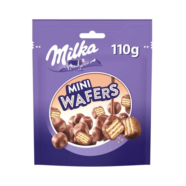 MILKA Galletas mini waffer 110 g. - 0.11 kg - Imagen del producto en Findit