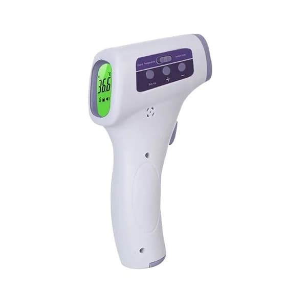 Termómetro digital sin contacto COMELEC FI04 digital, pantalla iluminada, rango 32º-42,9º. - 1 ud - Imagen del producto en Findit