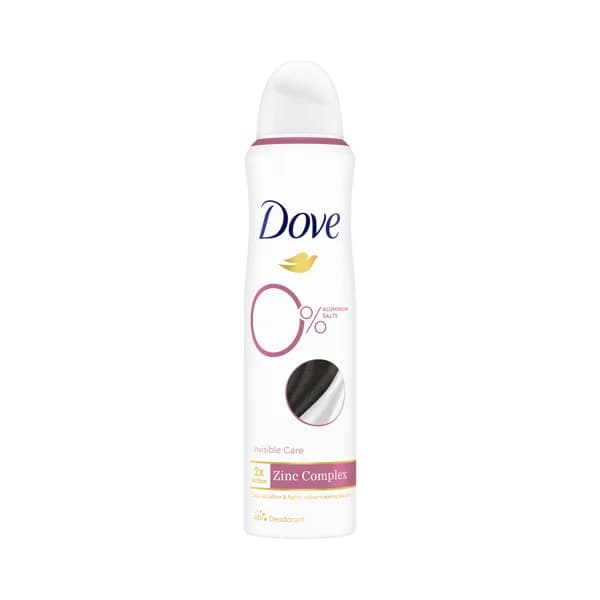 DOVE Desodorante en spray para mujer, sin alcohol ni sales de aluminio DOVE Invisible care 150 ml. - 0.15 l - Imagen del producto en Findit