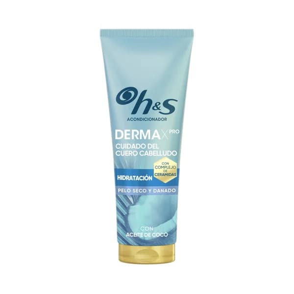 H&S Derma xpro Acondicionador hidratante para cabello y cuero cabelludo seco y dañado 220 ml. - 0.22 l - Imagen del producto en Findit