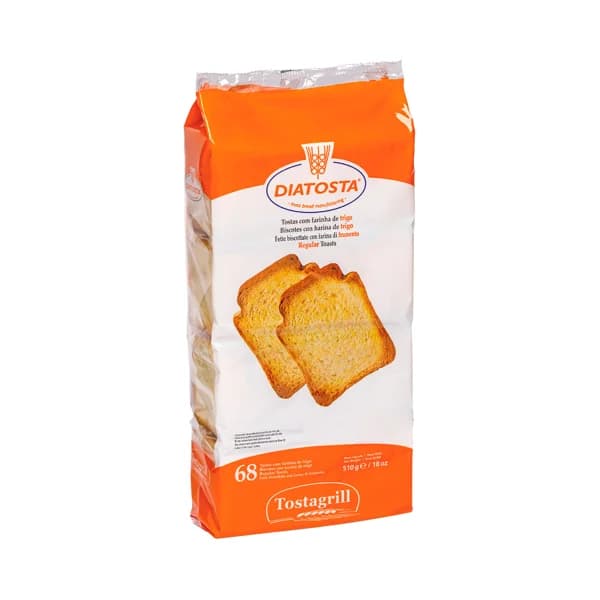 TOSTAGRILL Biscottes normales 68 uds. 510 g. - 0.51 kg - Imagen del producto en Findit