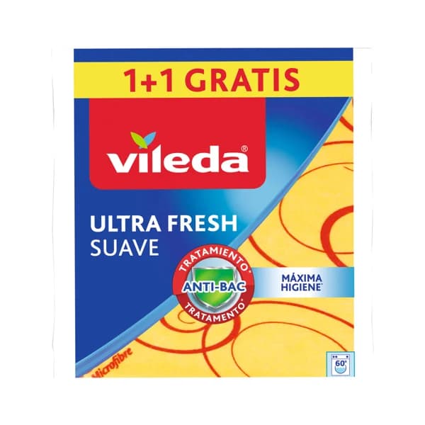 Bayeta Suave con Microfibras VILEDA 1+1 uds. - 1 ud - Imagen del producto en Findit
