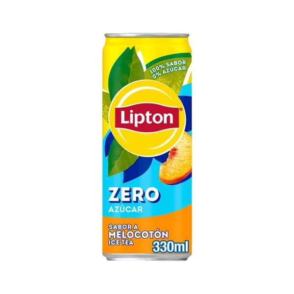 LIPTON Bebida de te con zumo de melocotón lata 330 ml. - 0.33 l - Imagen del producto en Findit