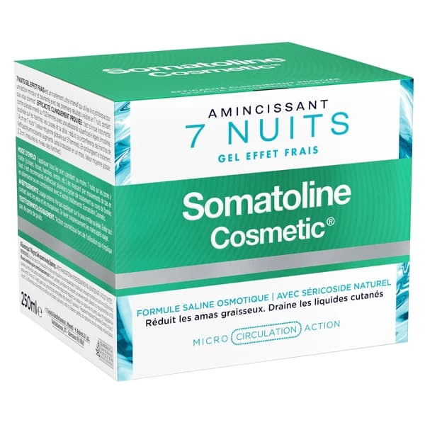 SOMATOLINE 7 noches Gel reductor de noche, con acción ultra intensiva y sal marina 250 ml. - 0.25 l - Imagen del producto en Findit