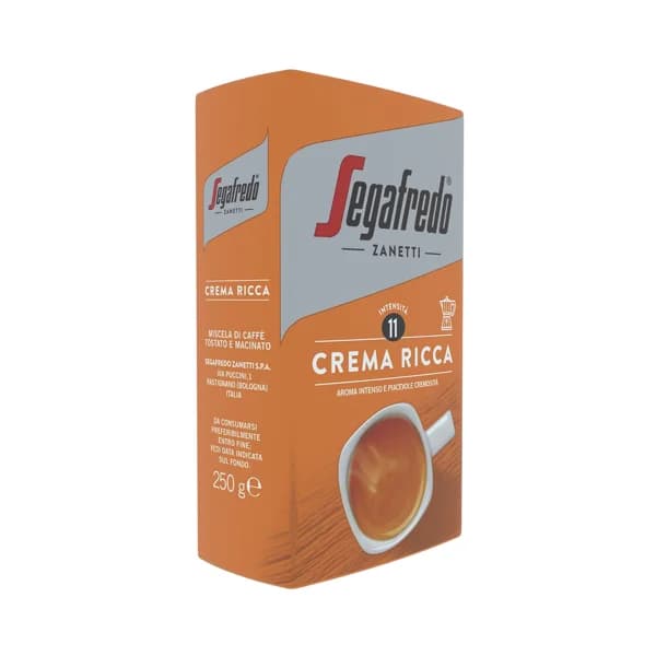 SEGAFREDO CREMA RICCA Café molido intenso I11, 250 g. - 0.25 kg - Imagen del producto en Findit
