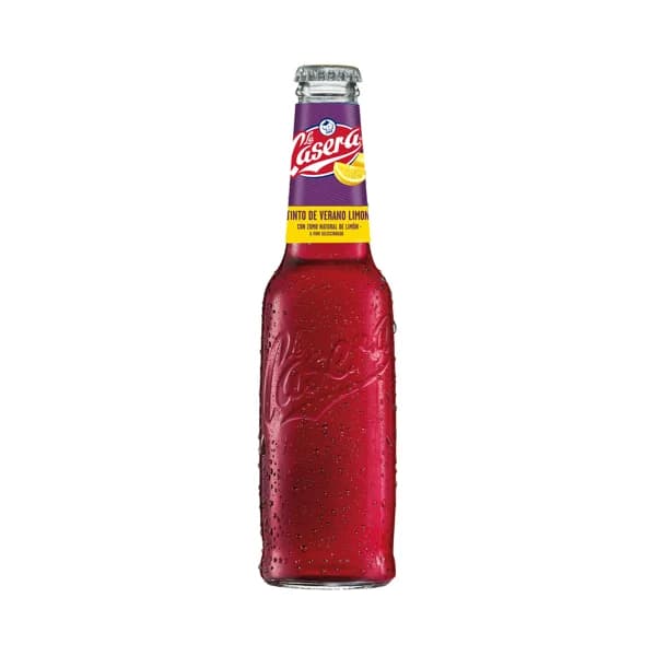 LA CASERA Tinto de verano con zumo natural de limón LA CASERA botellín de 33 cl. - 0.28 l - Imagen del producto en Findit
