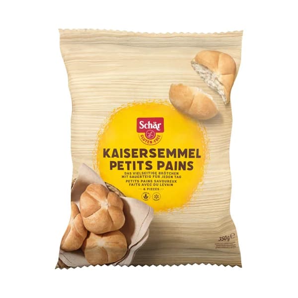 SCHÄR Panecillos precocinados sin gluten y sin lactosa 6 x 58 g. - 0.35 kg - Imagen del producto en Findit