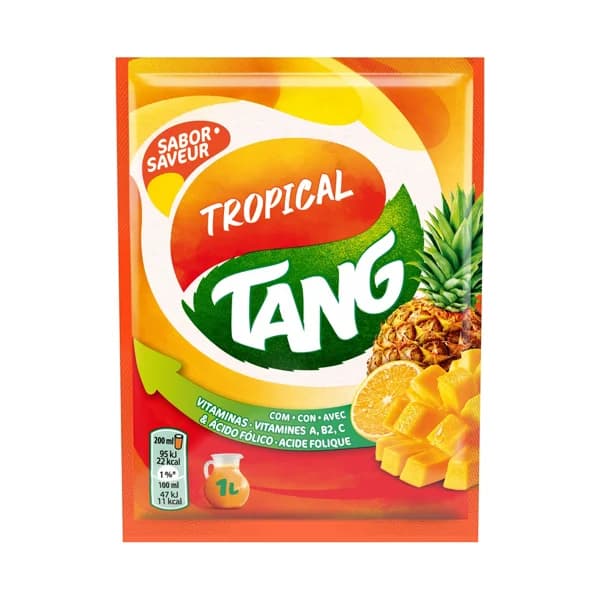 TANG Bebida de concentrado de frutas tropicales en polvo sobre 30 g. - 1 ud - Imagen del producto en Findit