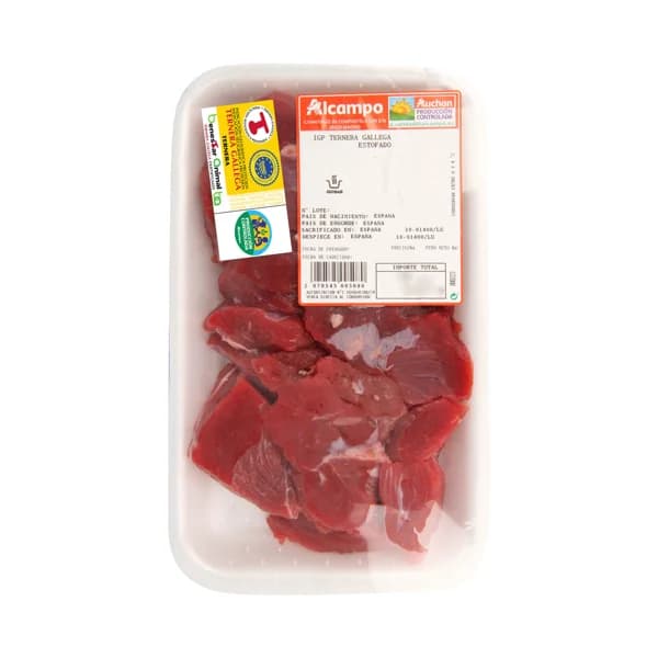 ALCAMPO CULTIVAMOS LO BUENO Tacos de carne 2ª A de ternera con IGP Ternera Gallega - 1 ud - Imagen del producto en Findit