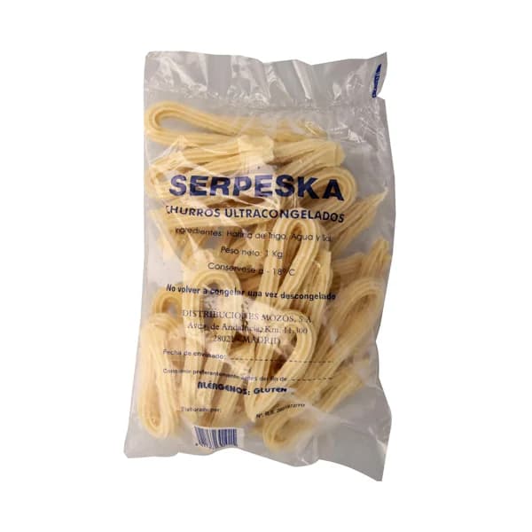 SERPESKA Churros ultracongelados con forma de lazo SERPESKA 1000 g. - 1 kg - Imagen del producto en Findit