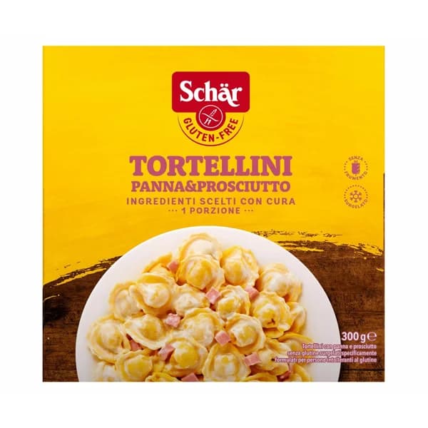 SCHÄR Tortellini panna y prosciutto sin gluten 300 g. - 0.3 kg - Imagen del producto en Findit