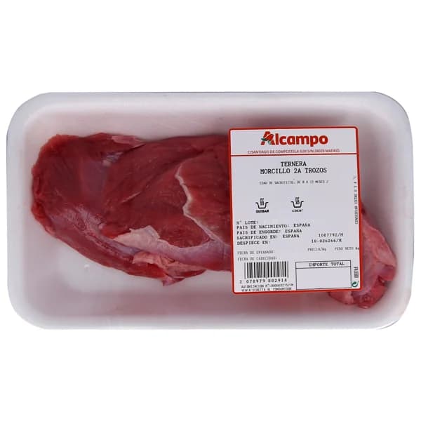 Morcillo de ternera de 2ª, ideal para guisos y cocciones - 1 ud - Imagen del producto en Findit