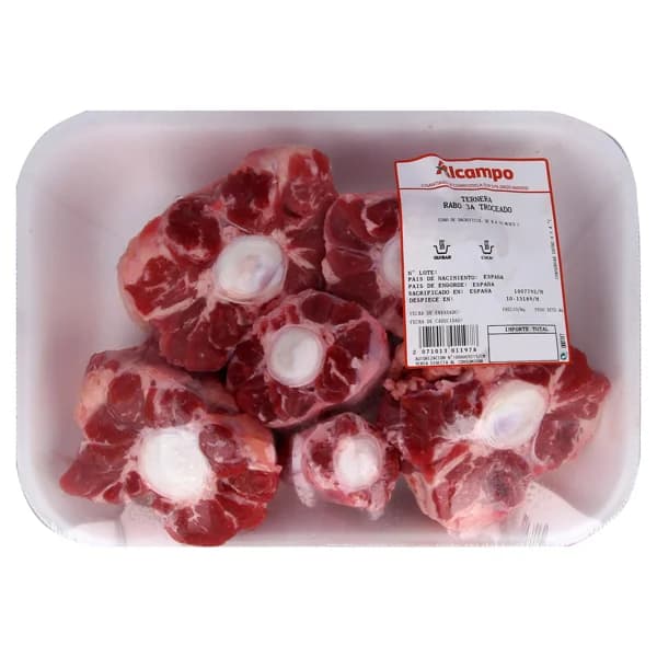 Rabo de ternera de 3ª troceado, especial guisos o cocción - 1 ud - Imagen del producto en Findit