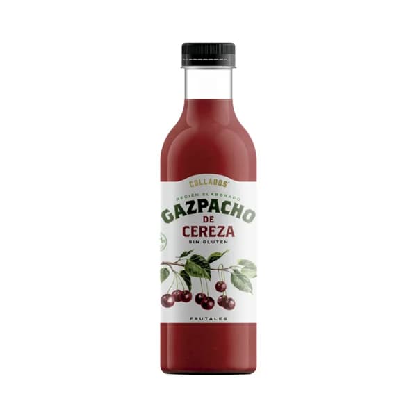 COLLADOS Gazpacho de cereza, recién elaborado y 100% natural COLLADOS 750 ml. - 0.75 l - Imagen del producto en Findit